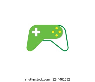 Video game controller icon. Flat illustration of video game controller vector icon for web
