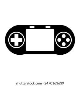 Video icono de dispositivo de juego, consola de juegos de mano