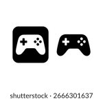 Video Game Controller Icon Set
