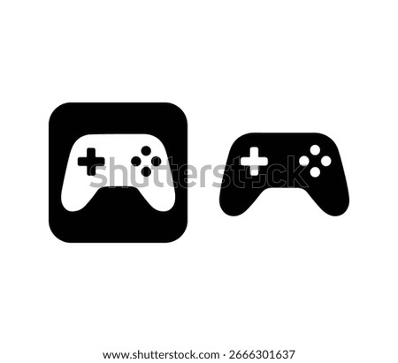Video Game Controller Icon Set