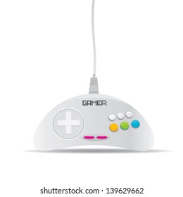 Video game Controller Icon. vector illustration. game pad or video game console icon