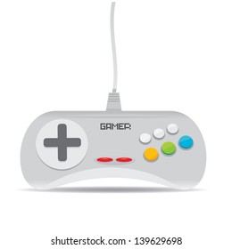 Video game Controller Icon. vector illustration. game pad or video game console icon