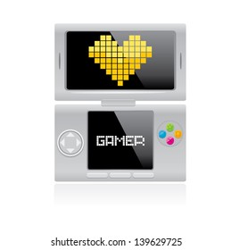 Video game Controller Icon. vector illustration. game pad or video game console icon