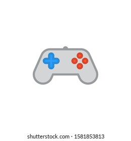 Video Game Controller icon vector, joystick symbol on white background