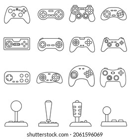 Video Game Controller icon vector. joystick illustration sign. manual control symbol or logo.