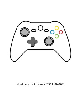 Video Game Controller icon vector. joystick illustration sign. manual control symbol or logo.