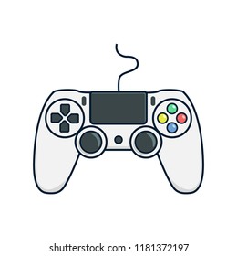 video game controller icon.Joystick, game play icon
