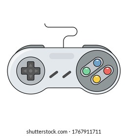 Video game controller icon.Joystick, game play icon