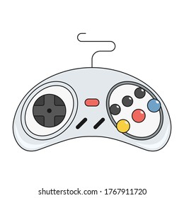 Video game controller icon.Joystick, game play icon