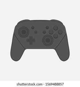 Video game controller illustration Eps10 vector