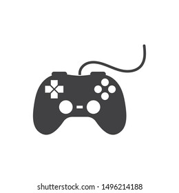 video game controller logo icon vector illustration design