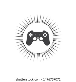video game controller logo icon vector illustration design
