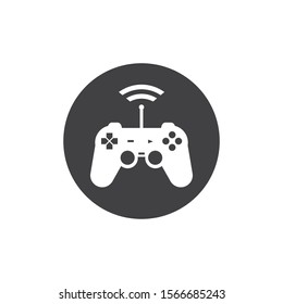 video game controller logo icon vector illustration design