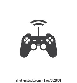 video game controller logo icon vector illustration design