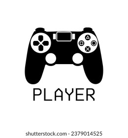 Video game controller game pad flat vector icon