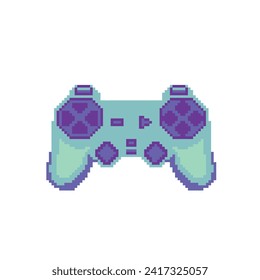 video game controller pixel art vintage