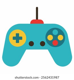 video game controller or remote vector icon on white background