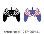 Video Game Controller silhouette illustration Design