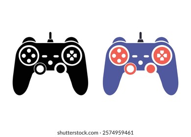 Video Game Controller silhouette illustration Design