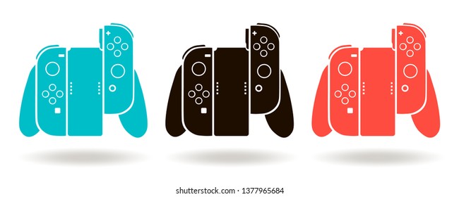 Video game controller. Vector gamepad, console icon