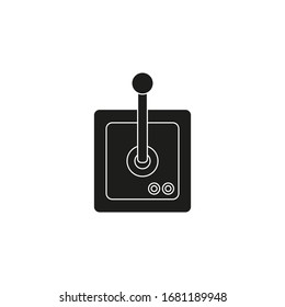 video game controller, vector icon on white background