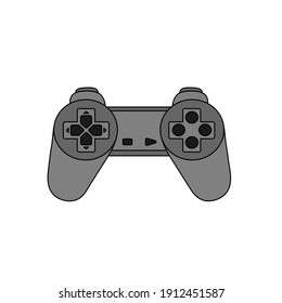 Video game controller vector illustration Gamepad sign