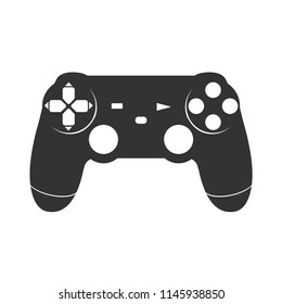 Video game controller. Wireless gamepad. Vector illustration.