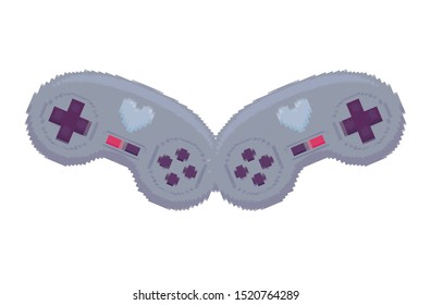 video game controls pixelate icon