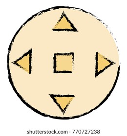 video game cross icon