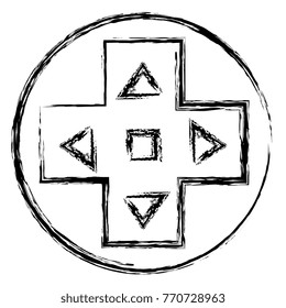 video game cross icon