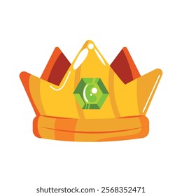 video game crown icon isolated