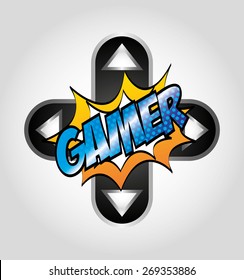 video game design, vector illustration eps10 graphic 