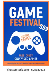 Video Game Festival Poster