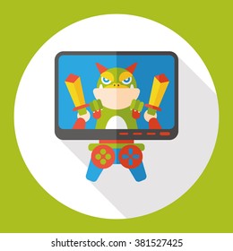 video game flat icon
