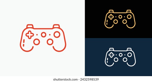 Video game gamepad, Gaming Console Sport Logo Designs