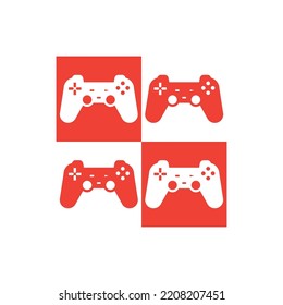 vector de logotipo de plantilla de grupo de videojuegos.
