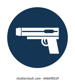 video game gun icon