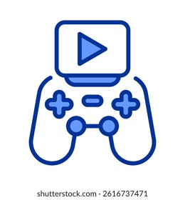 Video Game Icon Element For Design