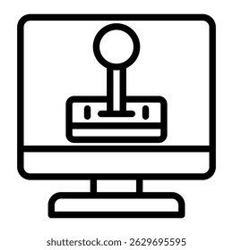 Video Elemento de icono de juego para el diseño