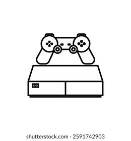 Video Game icon flat style isolated. Vector