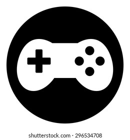 Video game icon isolated on white background. Vector illustration.