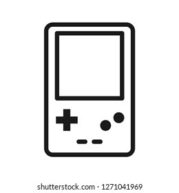 Video game icon. Simple line icon. Isolate on white background. Vector.