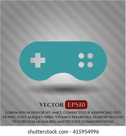 símbolo del icono de videojuego símbolo vectorial pinos planos jpg aplicación web