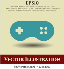 símbolo del icono de videojuego símbolo vectorial pinos planos jpg aplicación web
