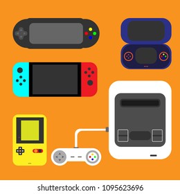 Video game icons set