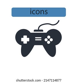 video game icons  symbol vector elements for infographic web
