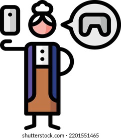 video game isolated design element stock illustration. Vector on a white background