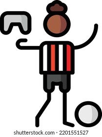ilustración de material de elemento de diseño aislado de videojuegos. Vector de fondo blanco