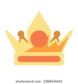 video game item crown illustration isolated