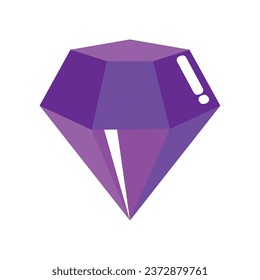 ilustración aislada de gemstone de videojuegos